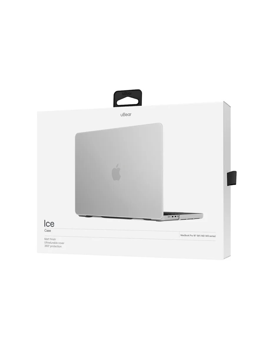 Чехол для MacBook Pro 16" (M1 | M2 | M3 | M4 series) uBear Ice Case — фото 1