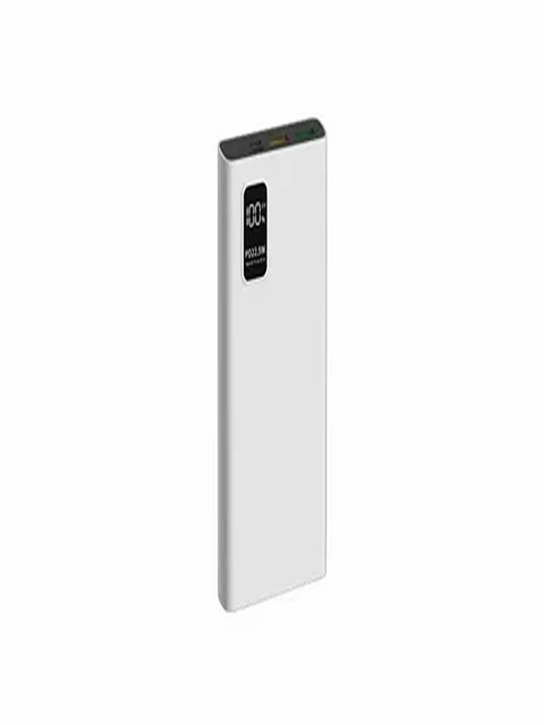 Внешний аккумулятор PERO PB06 20000 mAh, Li-Pol, output USB-C + 2USB-A, белый