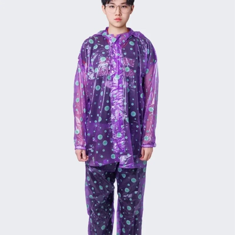 Плащ размер OneSize фиолетовый