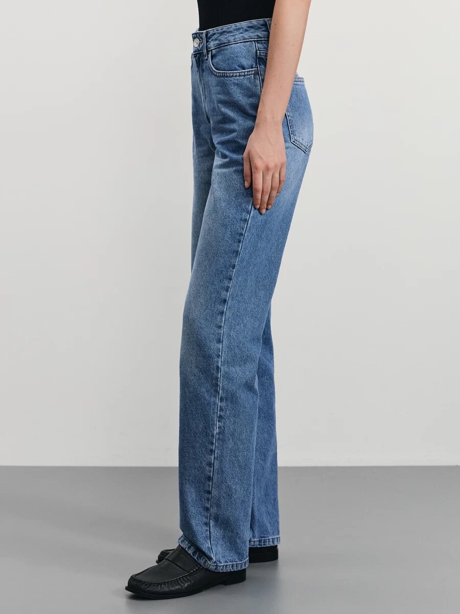 Джинсы широкие  1, размер 40, голубой — фото 1