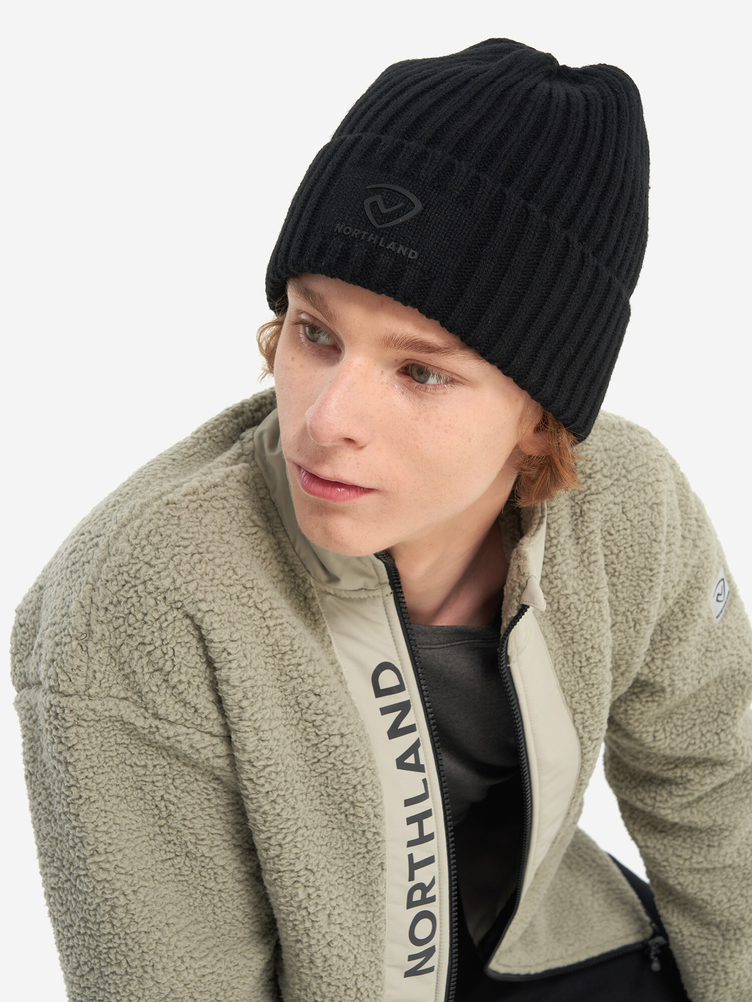 Шапка Northland для мальчиков, размер 54, черный