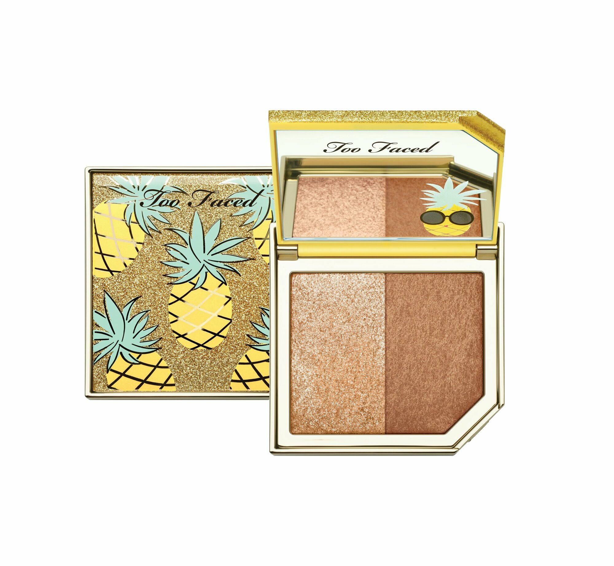 Too Faced Tutti Frutti — Pineapple Paradise бронзер + хайлайтер (ананасовый аромат)