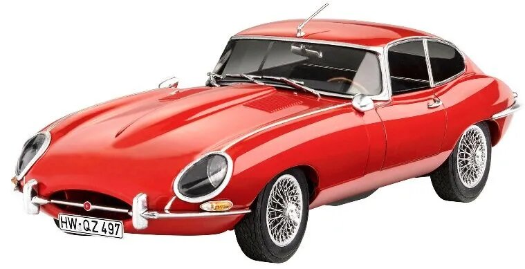 Сборная модель Спортивный автомобиль Jaguar E-Type (Coupe) 1/24