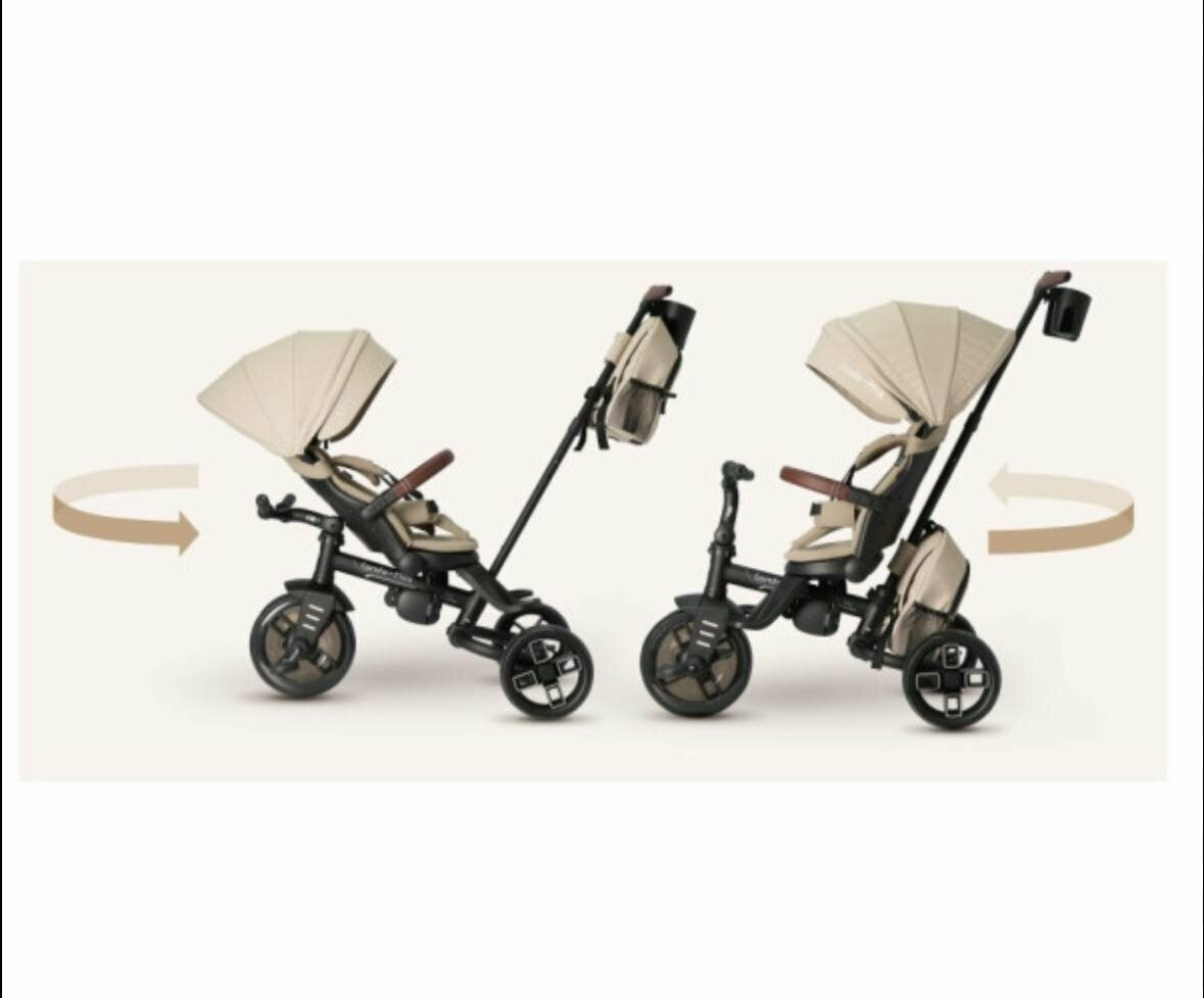 Велоколяска COMFO MAX - это детский трехколесный велосипед, который станет отличным выбором для детей от 10 месяцев до 5-6 лет. — фото 1