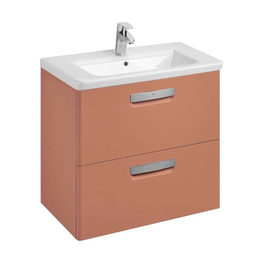 Тумба с раковиной Roca The Gap Original 70 терракота