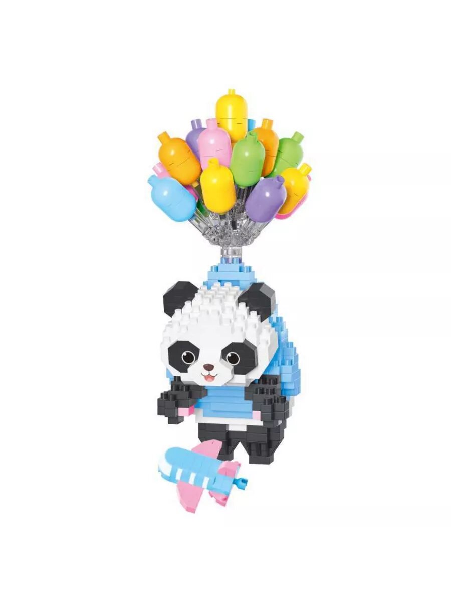 Конструктор Balody BA16348 "Панда с шариками", ABS пластик, 433 детали, развивающая игра, для детей от 6 лет