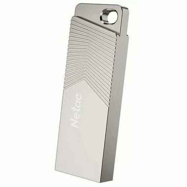 USB флешка Netac UM1 32Gb silver USB 3.2 (NT03UM1N-032G-32PN) — фото 1