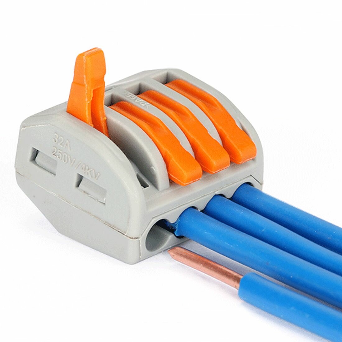 Клемма WAGO (аналог) 4-х контактная