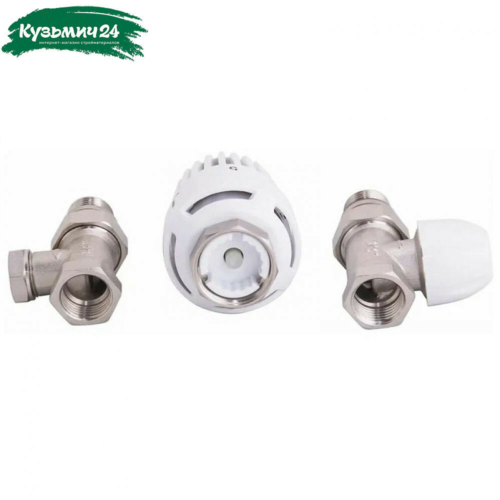 Комплект терморегулирующий Frap прямой 1/2 ВР-НР радиаторный в блистерной упаковке F460