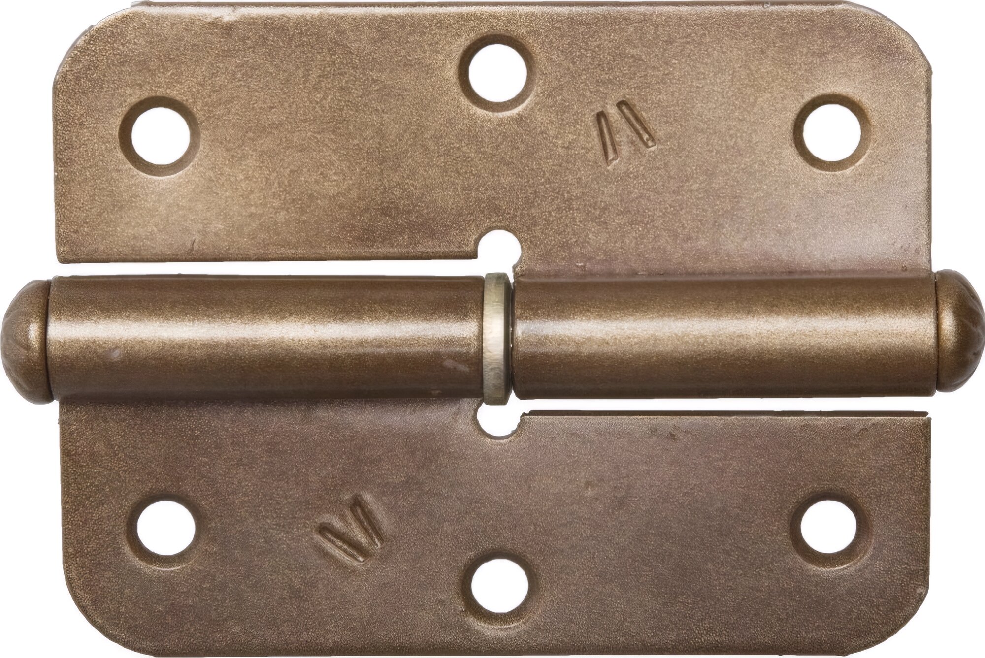 Карточная петля ПН-85 85 x 41 х 2.5 мм левая цвет бронзовый металлик ЗУБР 37645-85L