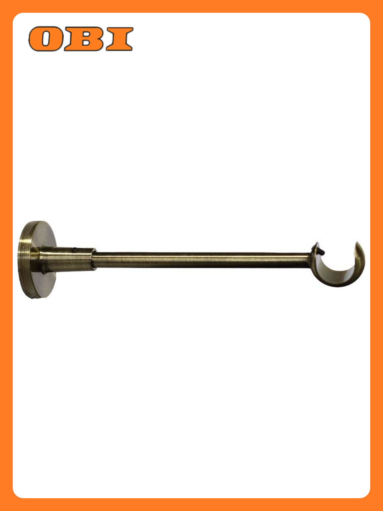 Держатель для карниза 2 ряда Home Access металл золотой антик d20 мм 195 см