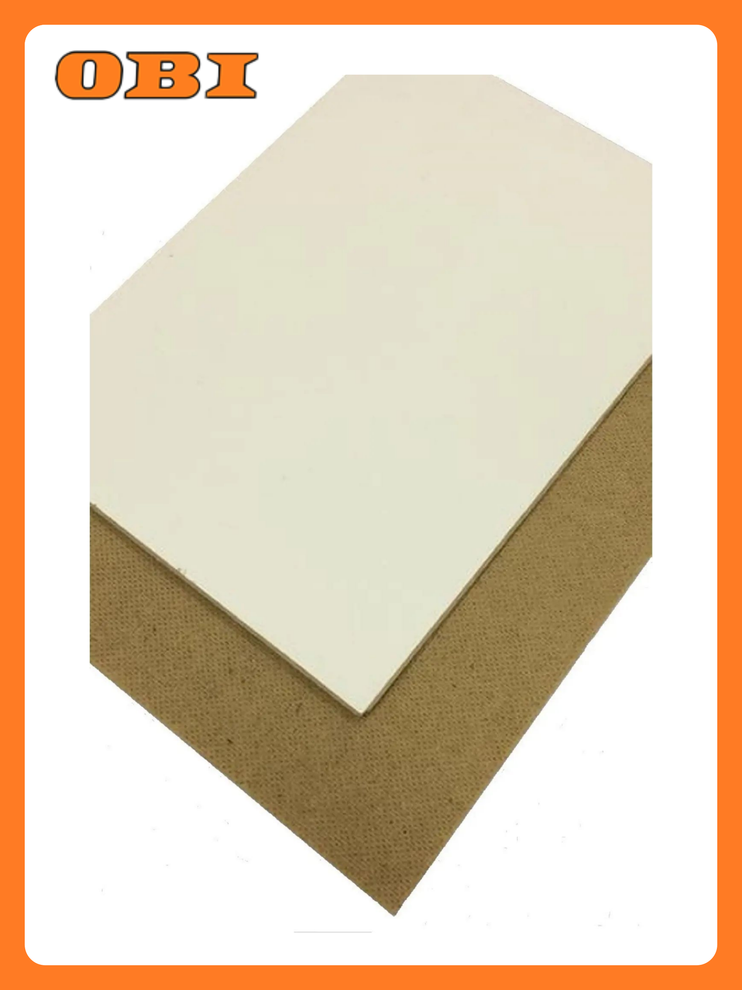 Двпо базис Вудлайн влагостойкая шлифованная белая 610x1220x32мм