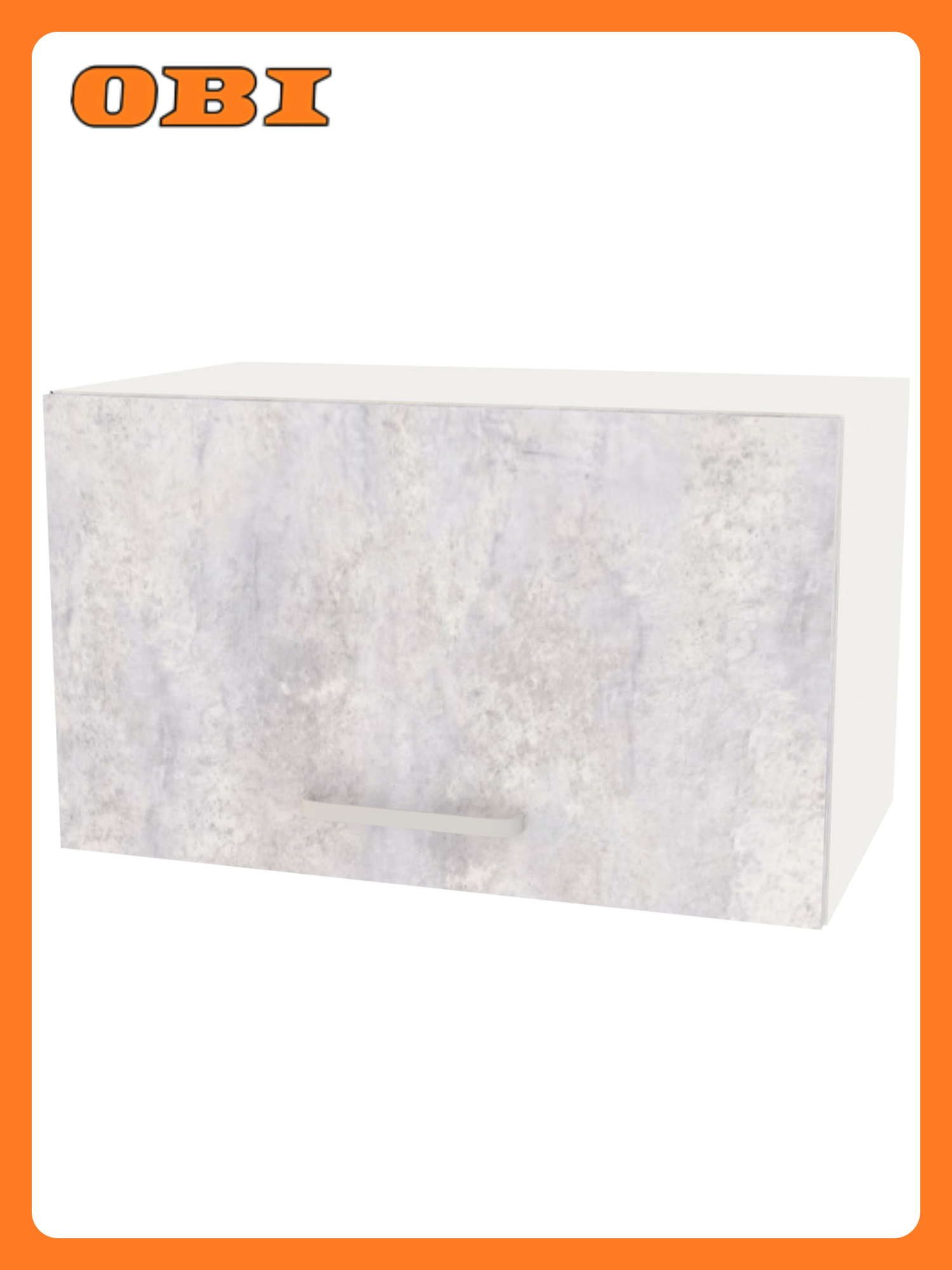 Шкаф навесной над вытяжкой 60 см Цемент