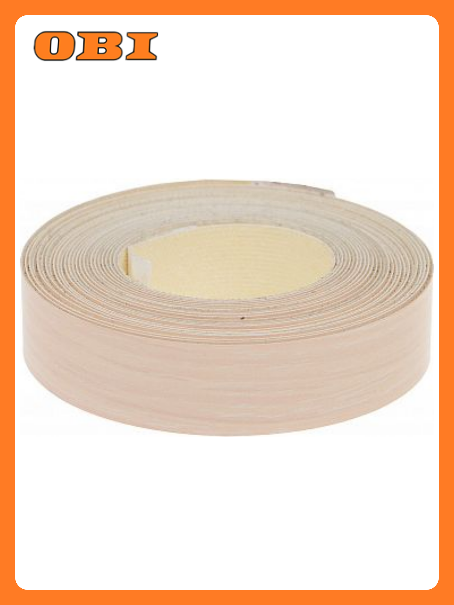 Кромочная лента меламиновая с клеем 19 мм - Дуб молочный (5 м) - пакет Tech-Kre