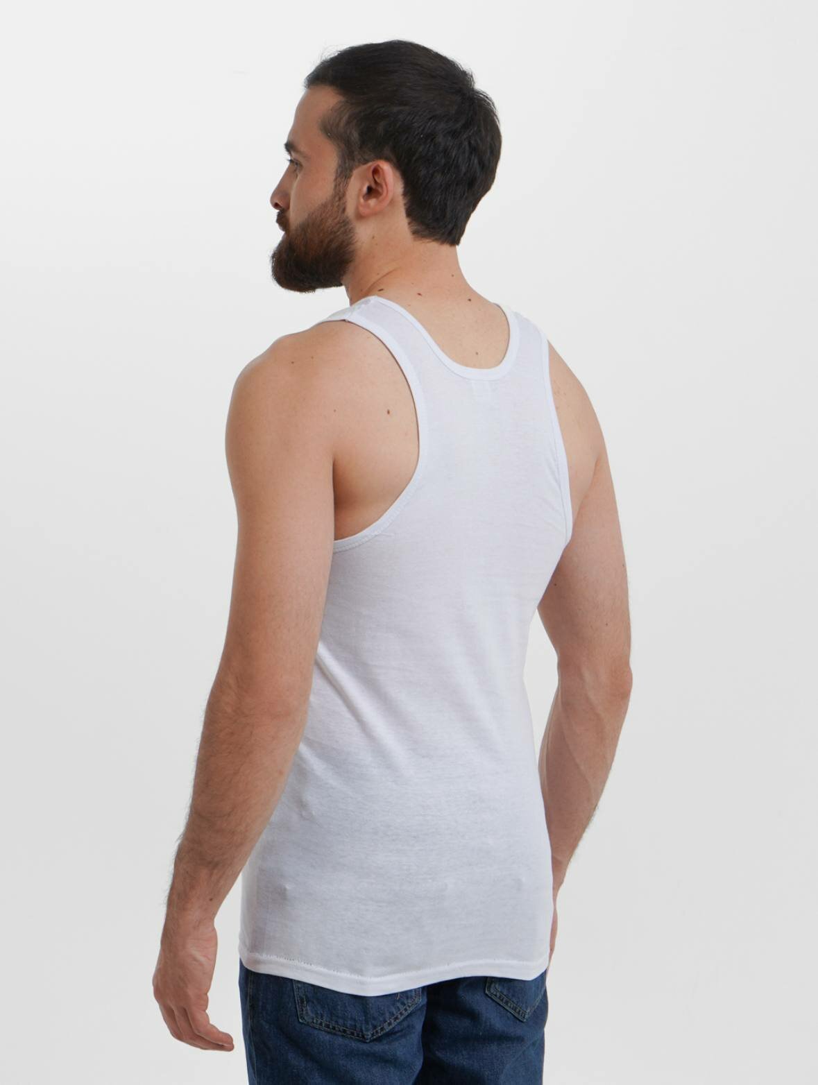 Майка, 2 шт., размер M, белая — фото 1