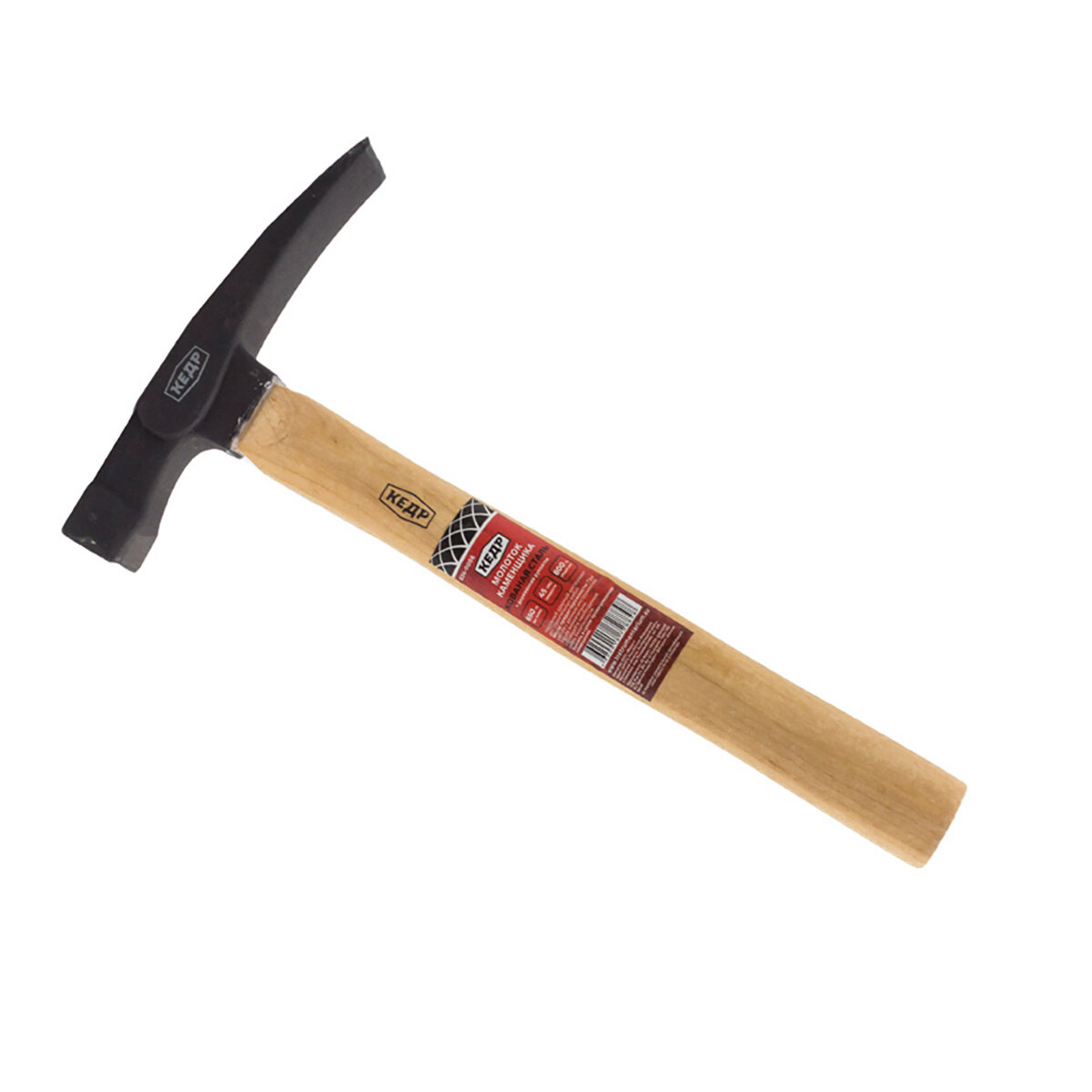 Молоток Кедр каменщика 600 г деревянная ручка
