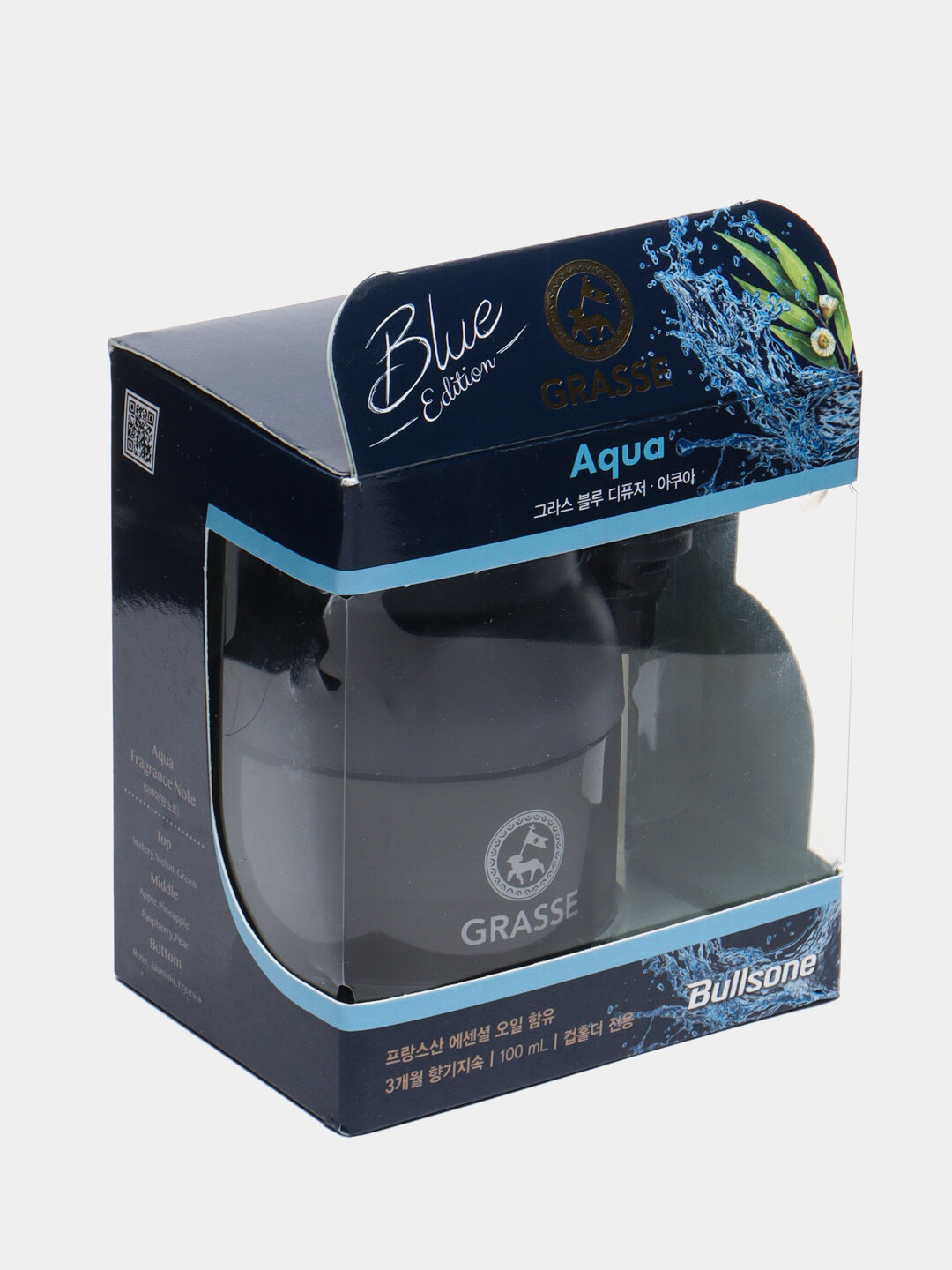 Освежитель воздуха Bullsone "Grasse Blue Edition", для авто, аромат морской свежести