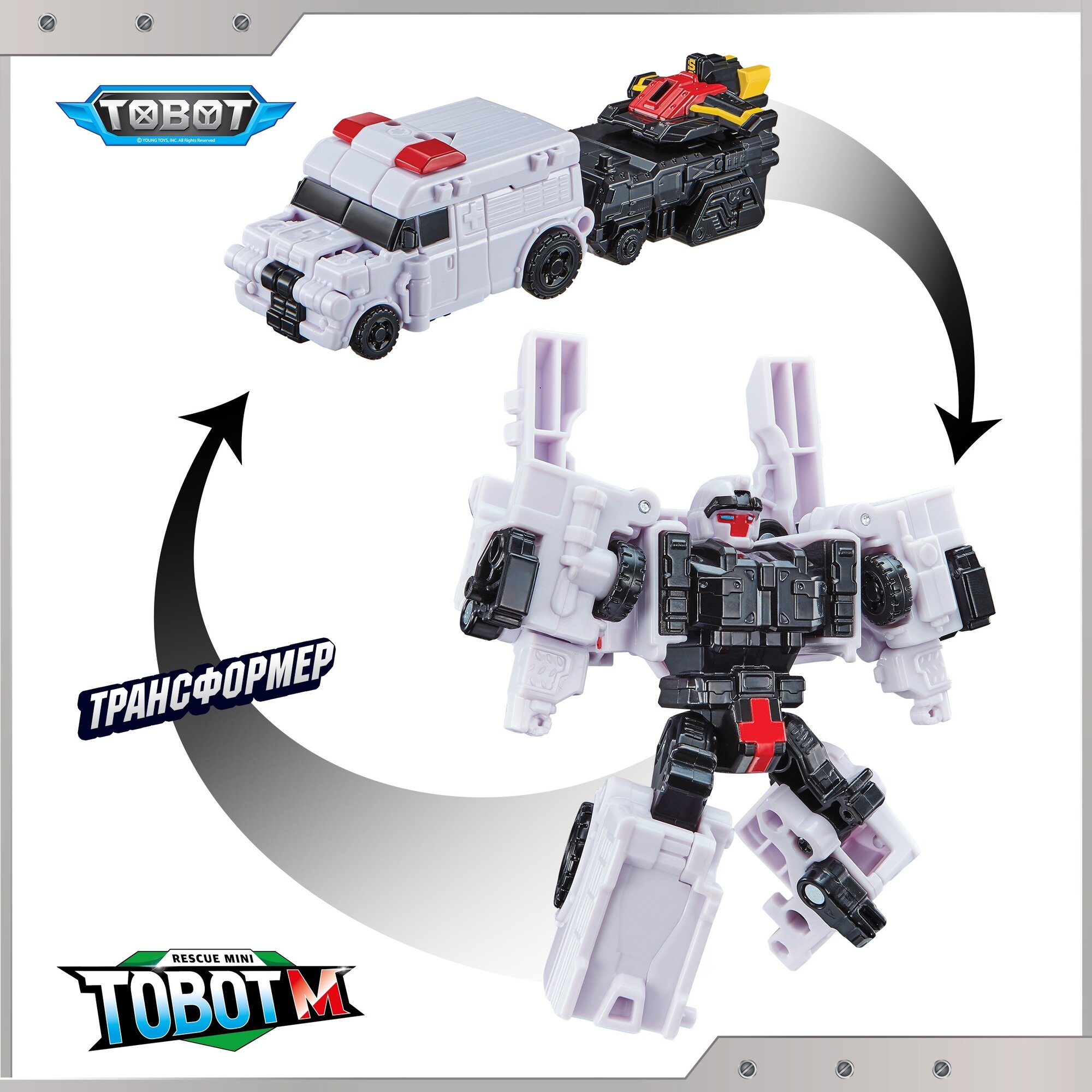 Tobot Робот-трансформер Tобот Мини M New скорая помощь