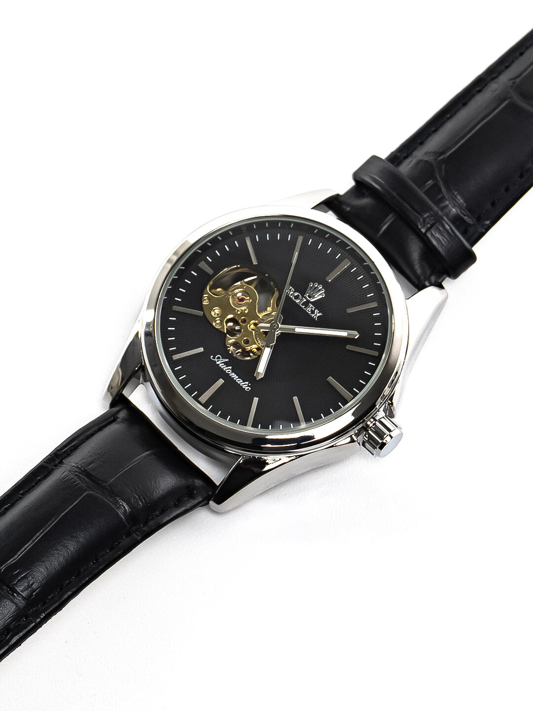 Наручные часы Rolex Классика, черная — фото 1