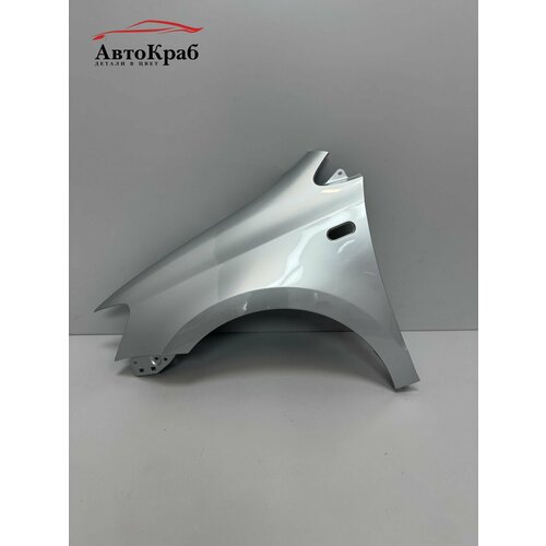 Крыло переднее левое в цвет для Фольксваген Поло V (2009 — 2015) 8e a7w - серебристый