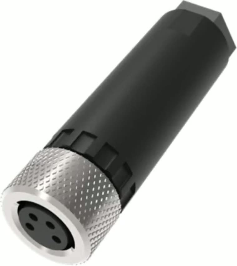 Разъем M8 (m8) 4 pin мама QE8-N4F прямой аналог Lanbao 1 шт. — фото 1