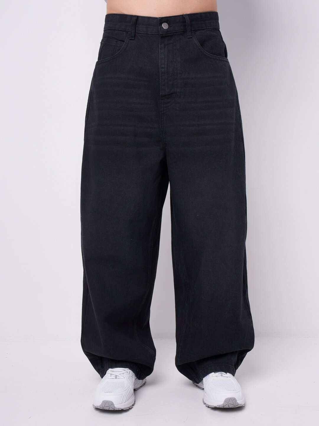 Джинсы , размер L, черный — фото 1