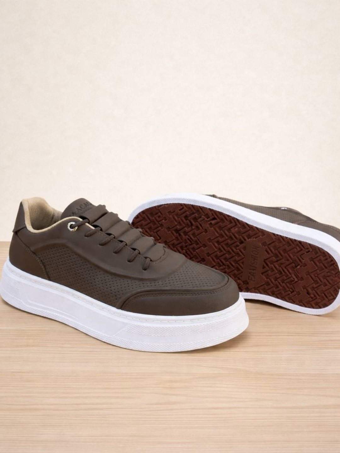 Кроссовки , полнота B (US)/ на среднюю стопу, размер 43, коричневый — фото 1