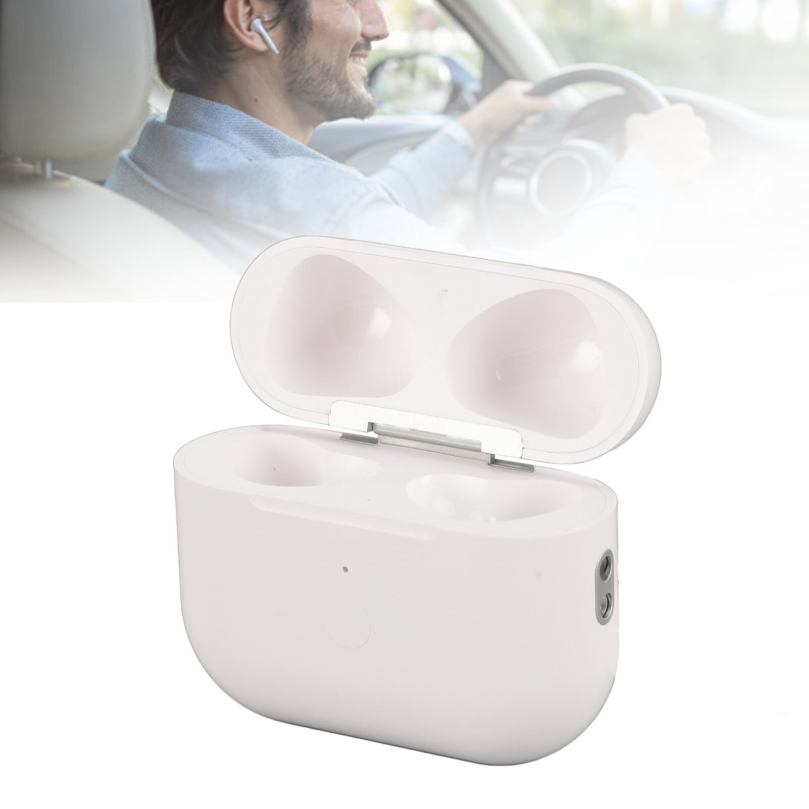 Беспроводной зарядный кейс для AirPods 3, 620 мАч, быстрое подключение, для путешествий