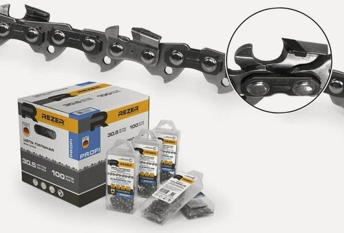 Изображение товара Цепь пильная с победитовыми напайками (3/8-1,6-72 звеньев; 18"), REZER CLGX96PRO-72