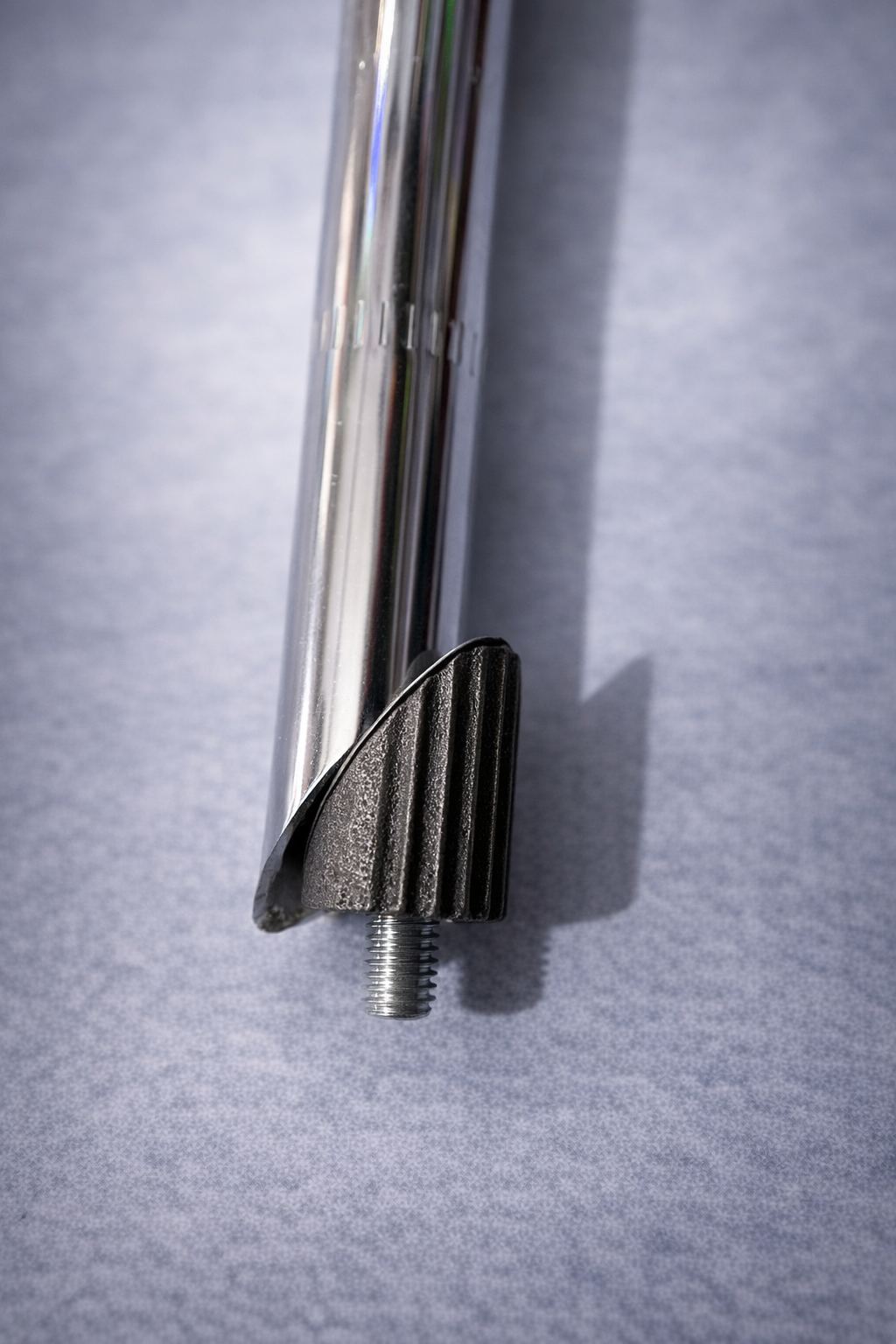 Вынос руля для городских и детских велосипедов 21 см, универсальный, хромированный — фото 1