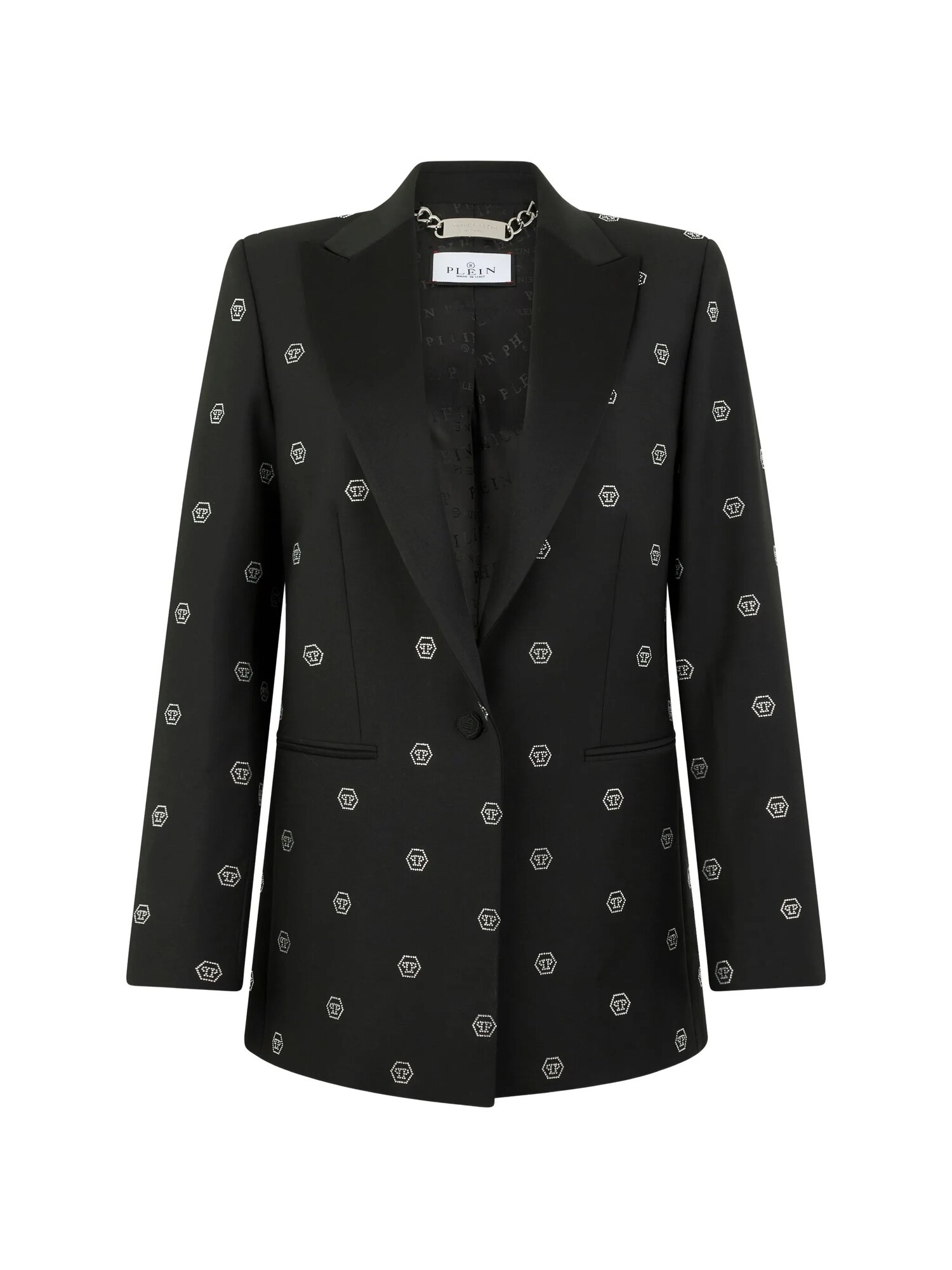 Пиджак Rhinestone-monogram blazer