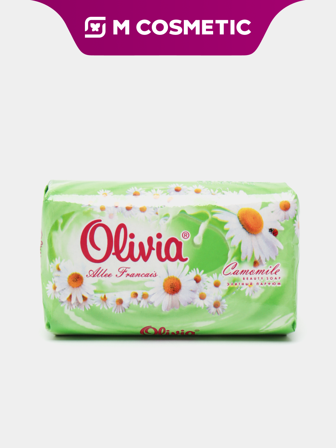 Мыло Olivia Allee Francais, с ароматом ромашки, туалетное, 90 г