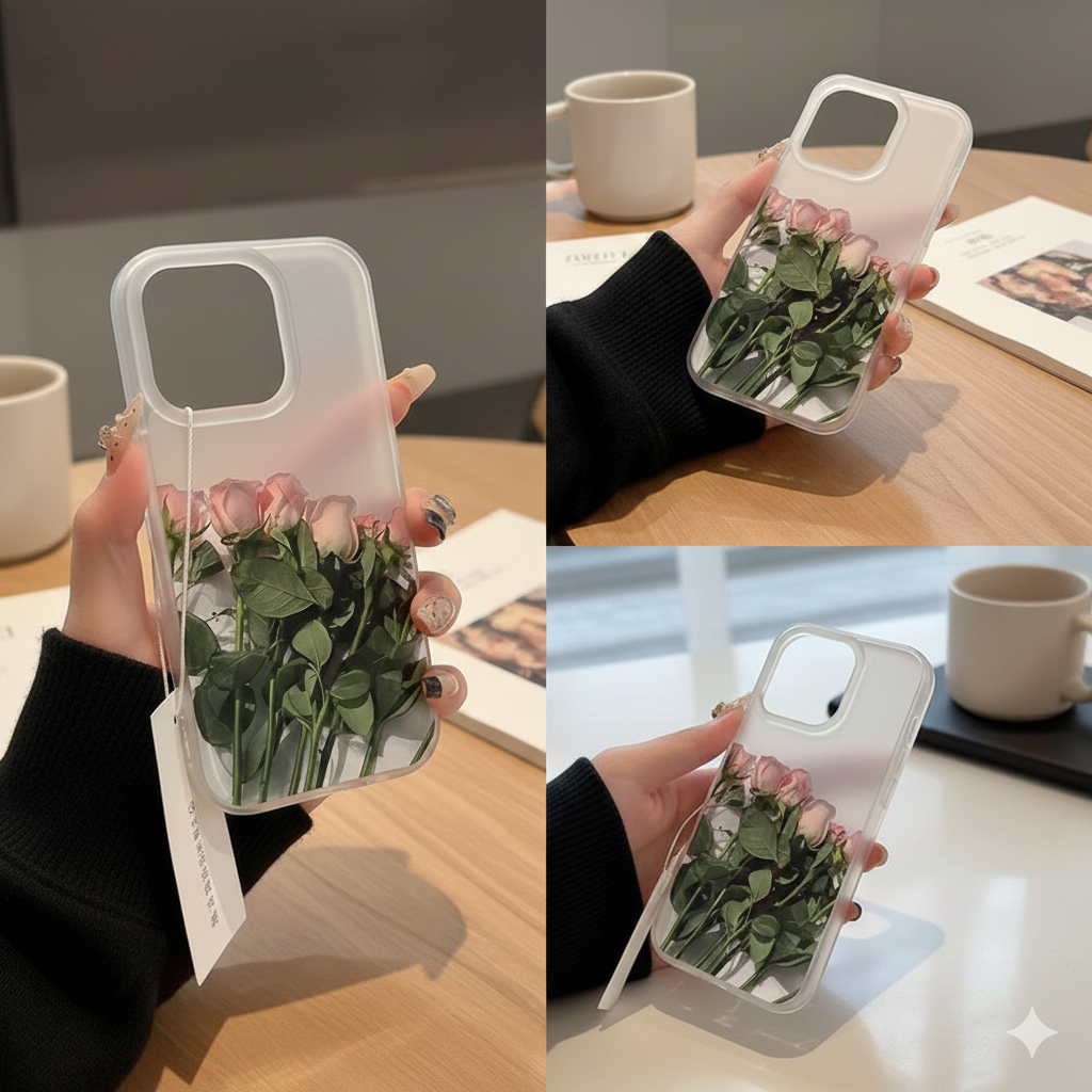 Чехол для айфон 14 Pro Max защита камеры с принтом нежный розовый