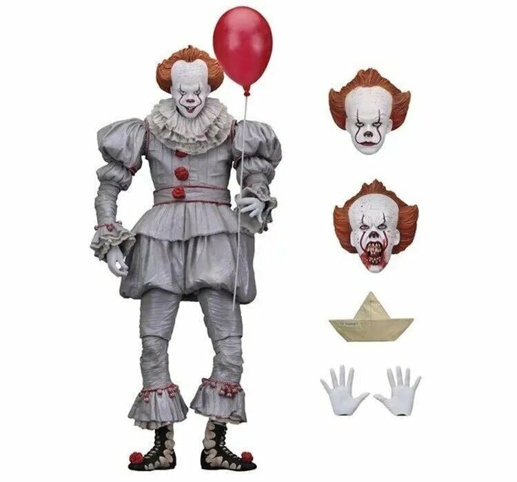 Фигурка Пеннивайз, Оно / Pennywise IT Ultimate Deluxe Edition (18cм)