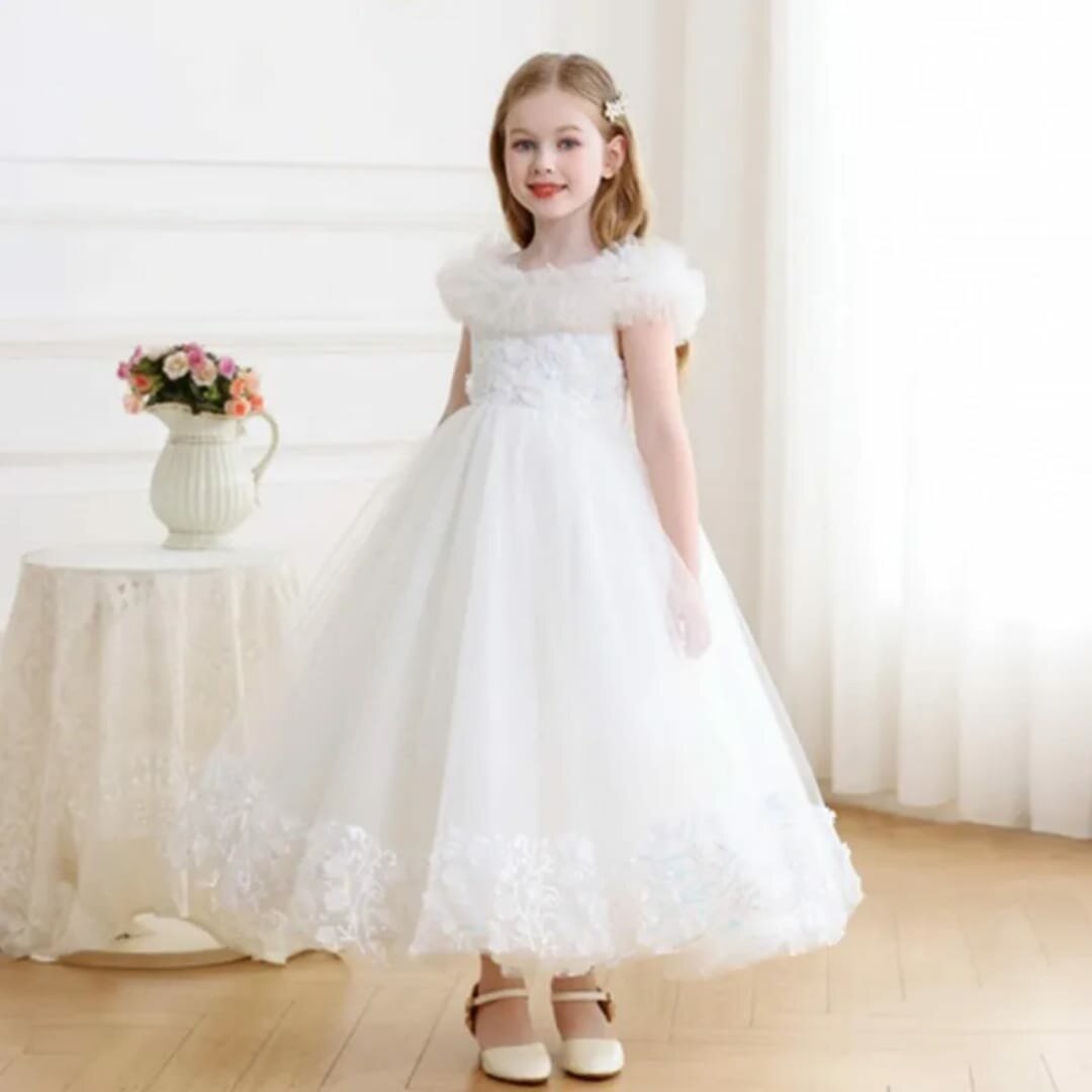 Платье MQATZ, размер 130, белый — фото 1