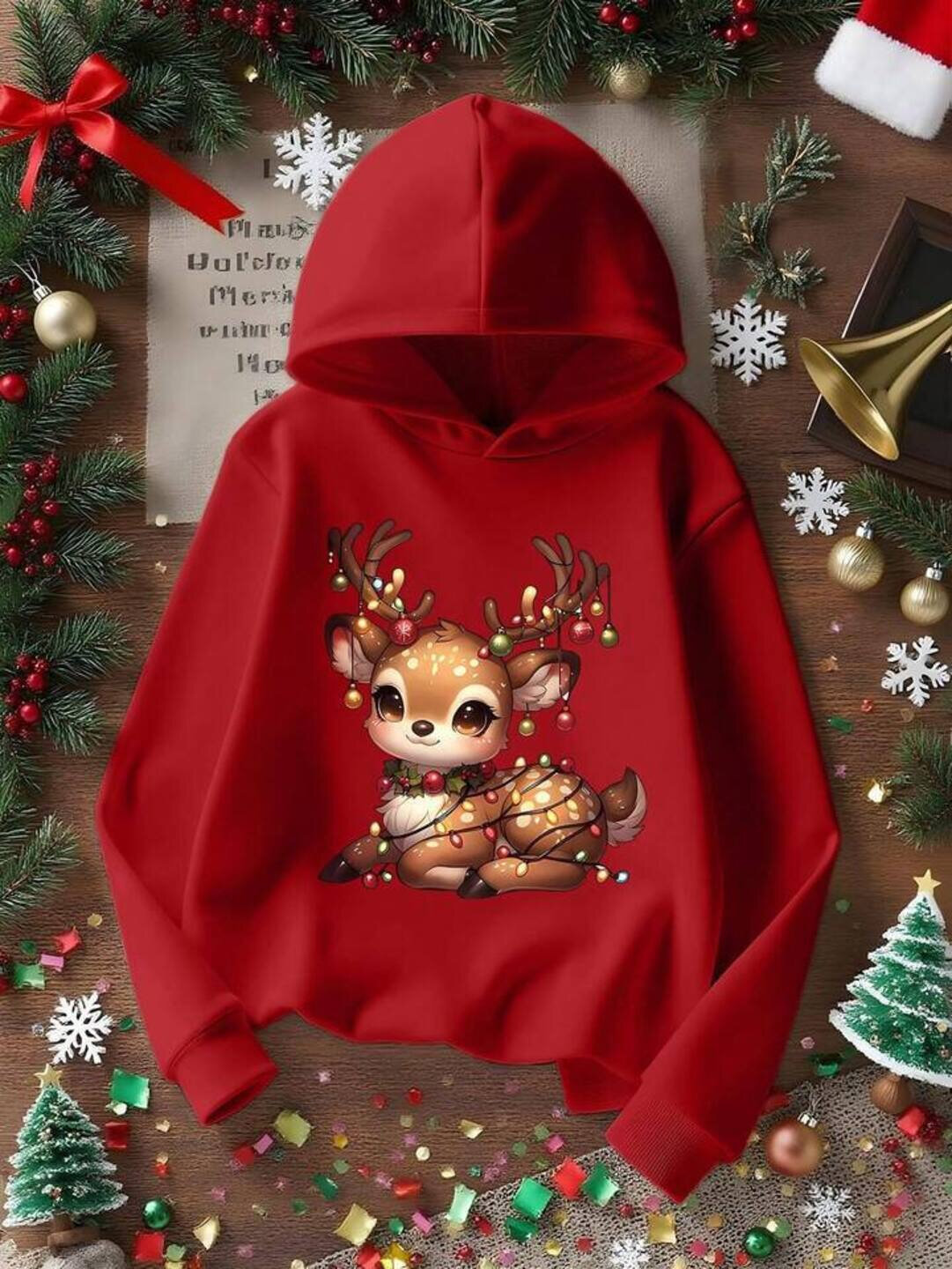 Худи , размер 42-46, красный — фото 1