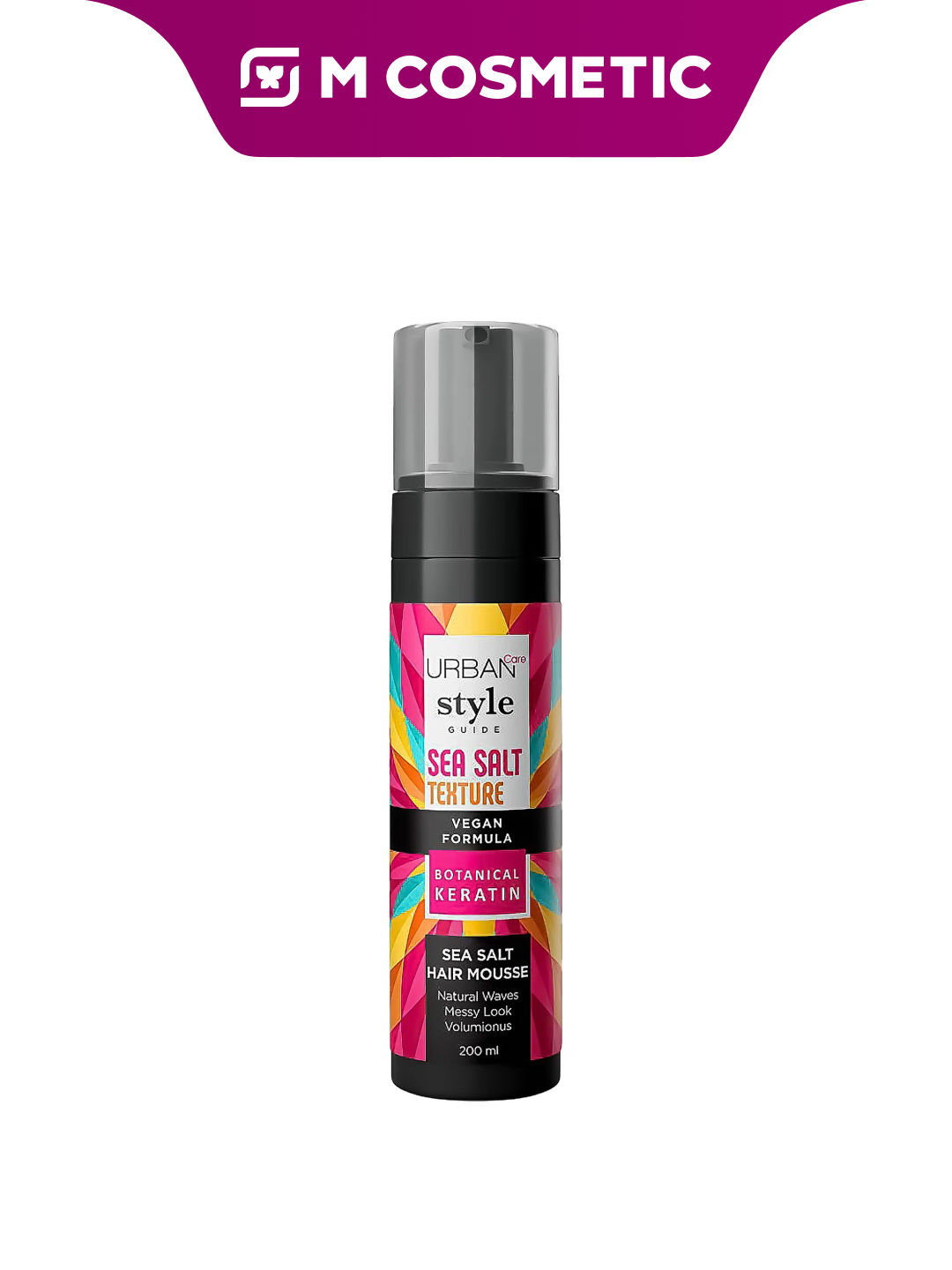 Мусс для укладки волос URBAN CARE "Sea Salt Texture", 200 мл