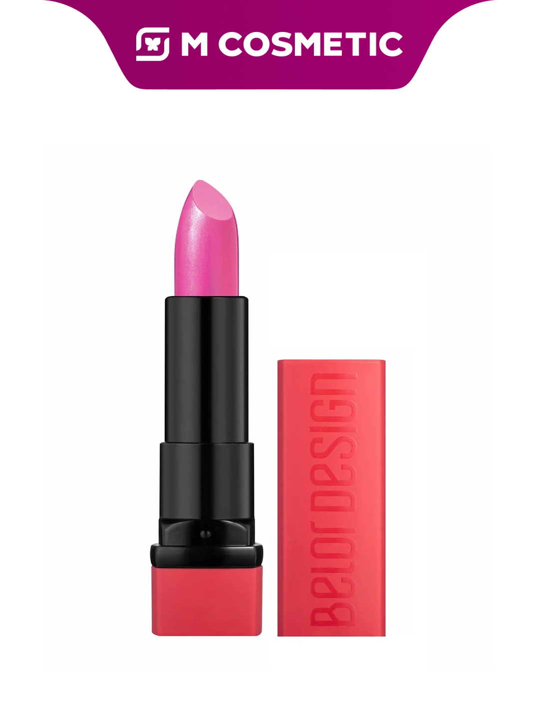 Помада Belor Design Party т18, оттенок розовый, полупрозрачное покрытие