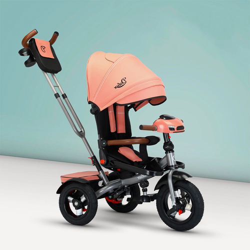 Изображение товара Детский трехколесный велосипед BREND LUXMOM ORIGINAL 3288, розовый, световое и звуковое сопровождение