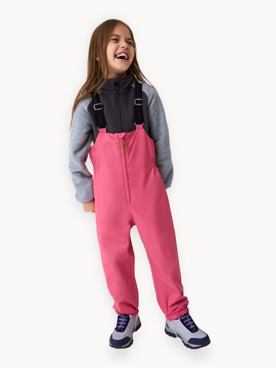 Полукомбинезон утеплённый Lassie Erft, размер 080, , розовый,