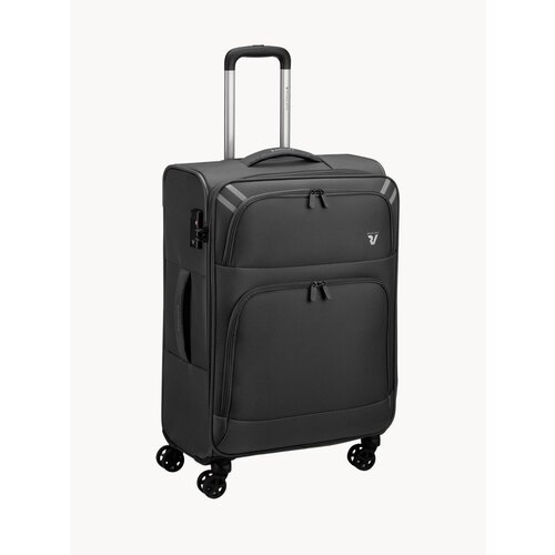 Чемодан RONCATO, 67 л, черный