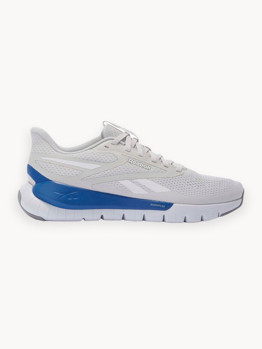 Кроссовки Reebok reebok flex trainer, размер 11 US, серый/белый/голубой