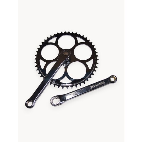 Велосипедные шатуны односоставные в сборе 48Т под клин 170мм, сталь