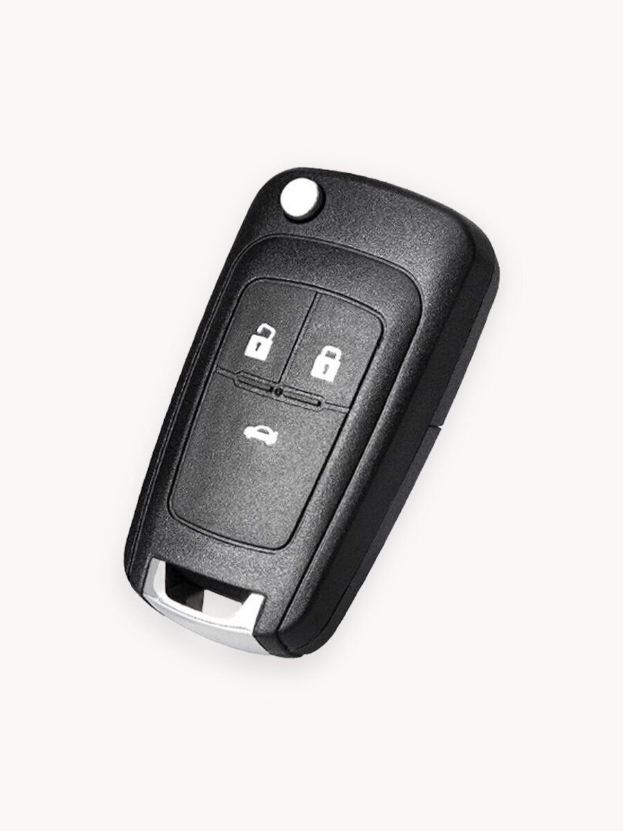 Корпус ключа зажигания для chevrolet 3 кнопки, шевроле круз, орландо, авео, кобальт.