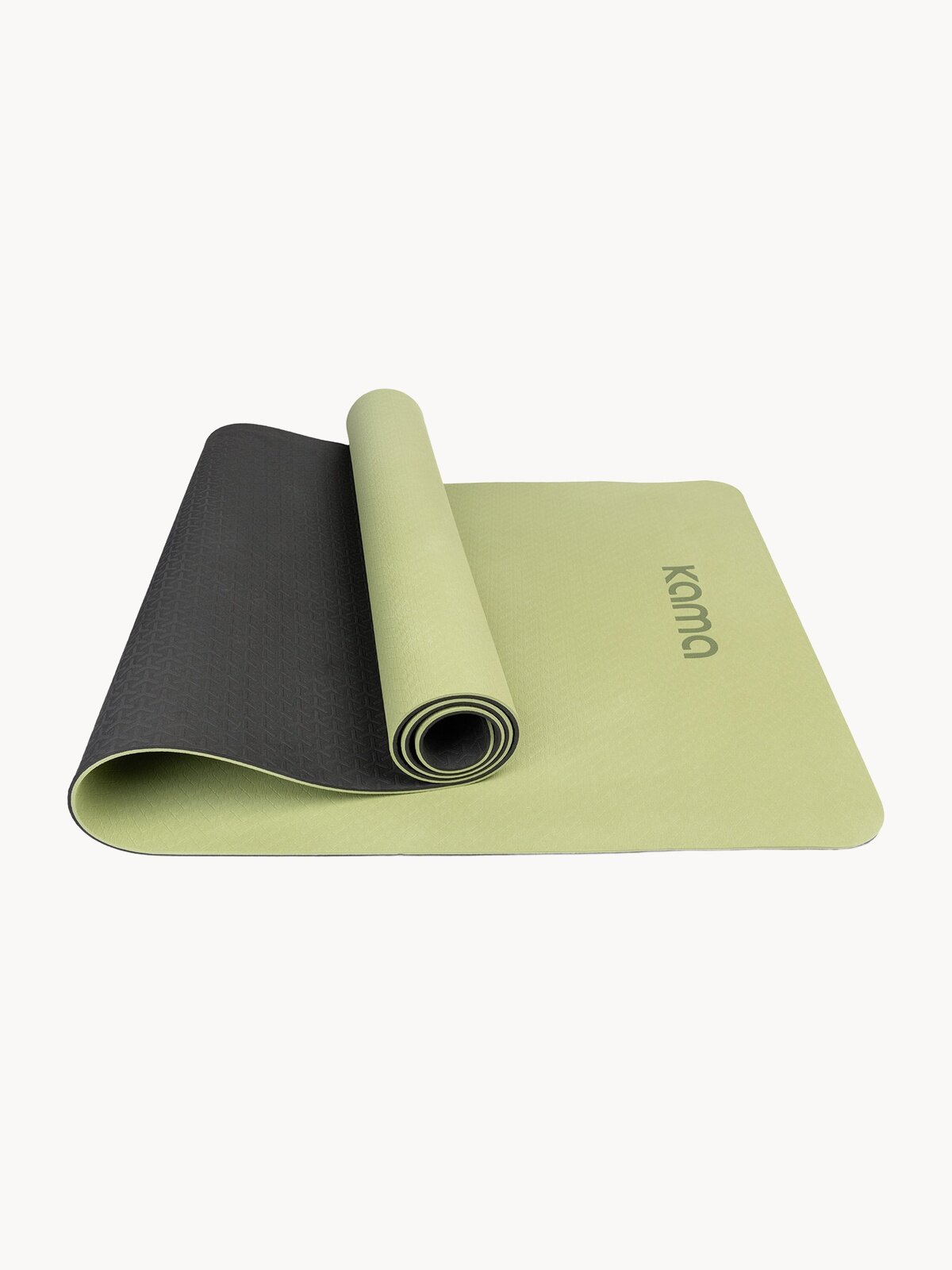Коврик для йоги/фитнеса Kama/ оливковый 6мм