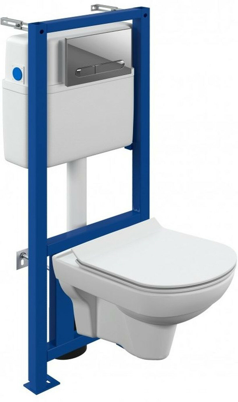 Изображение Комплект инсталляции с подвесным унитазом Cersanit City 64121