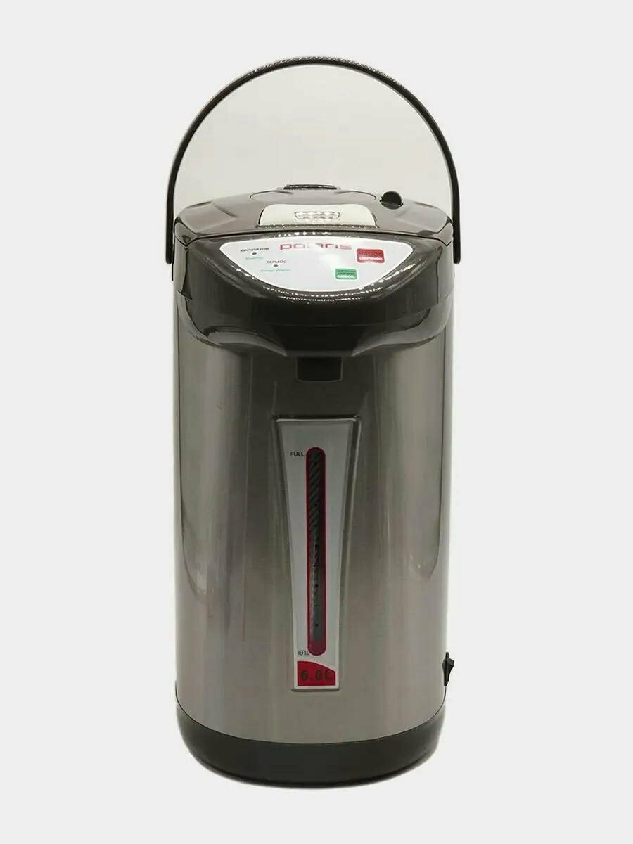 Термопот Polaris PWP 3069, нержавеющая сталь, функция энергосбережения, 6,5 л