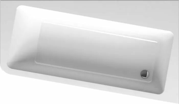 Акриловая ванна Ravak 10° R 160x95 см угловая правая пристенная белая асимметричная на ножках