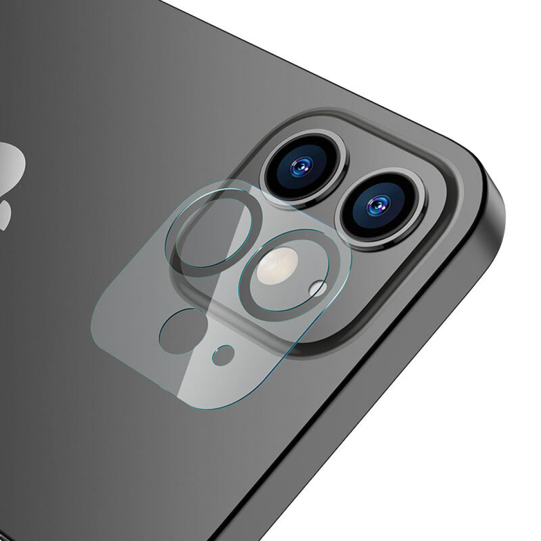 Защитное стекло на iPhone 12 mini (5.4) V11 2в1, HOCO, на заднюю камеру, прозрачное — фото 1