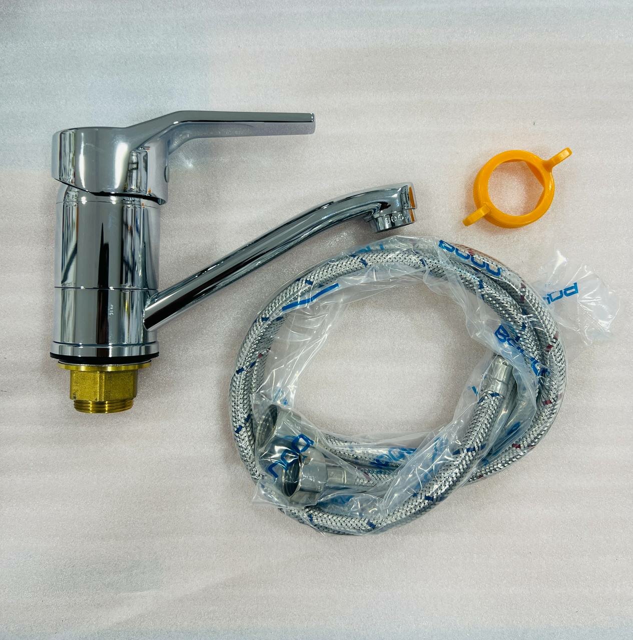 Смеситель BOOU Hi-Tech 8156-14A для раковины, кухни, душа, ванны, латунь — фото 1